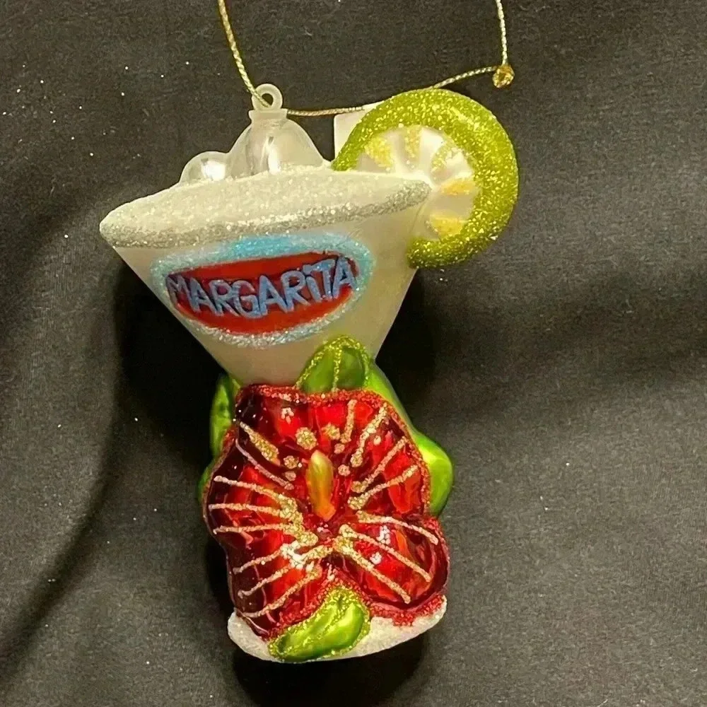 Macy’s‎ Holiday Lane Margarita Ornament NWT 4” Tall 3” Wide